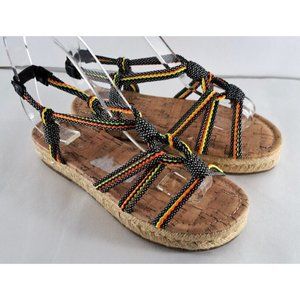 Womens Sam Edelman Circus Sandals Athena Slingback Bungee Cord Espadrilles 6